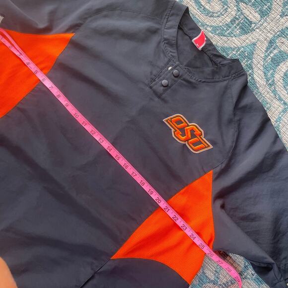 Vintage Nike Team Oklahoma State Cowboys Pullover Windbreaker Men's‎ Jacket - Picture 8 of 10